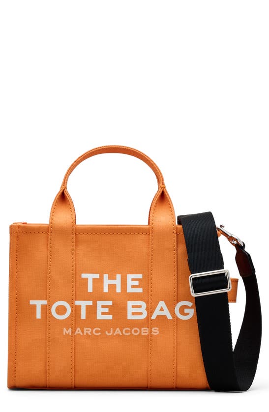 Shop Marc Jacobs The Canvas Small Tote Bag In Tangerine