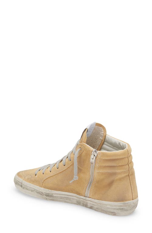 Golden Goose Slide High Top Sneaker In Sand/black/rose Quartz