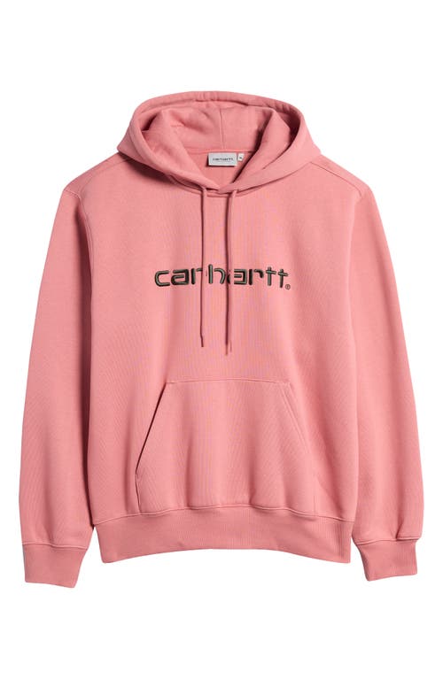 CARHARTT CARHARTT WORK IN PROGRESS LOGO EMBROIDERED HOODIE 