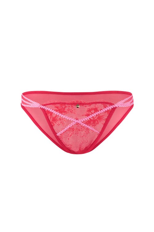 Adore Me Suki Bikini Panties In Dark Red