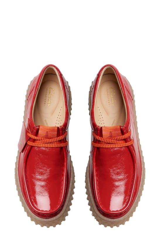 Clarks Torhill Bee In Red Patent