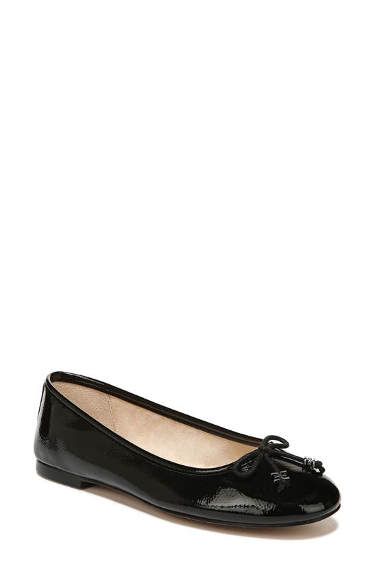 Sam Edelman Felicia Luxe Flat In Black Patent | ModeSens