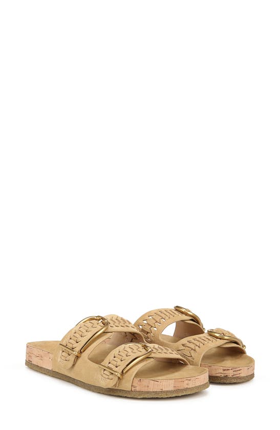 Veronica Beard Paige Buckle Sandal In Desert
