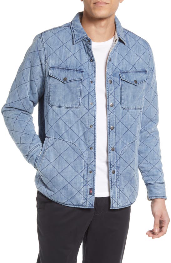 Faherty Reversible Jacket Faherty Doug Good Feather Bondi Reversible Shirt Jacket In Golden Sky ...