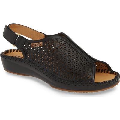 Pikolinos Puerto Vallarta Perforated Sandal, Grey