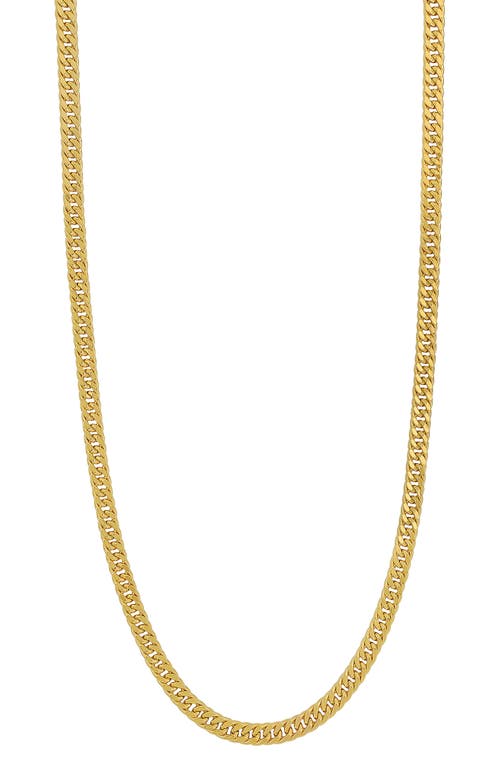 Men's Cuban Chain Necklace in 14K Yellow Gold