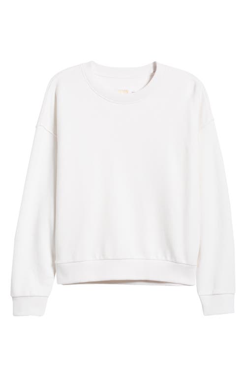 Jovie Crewneck Sweatshirt in White