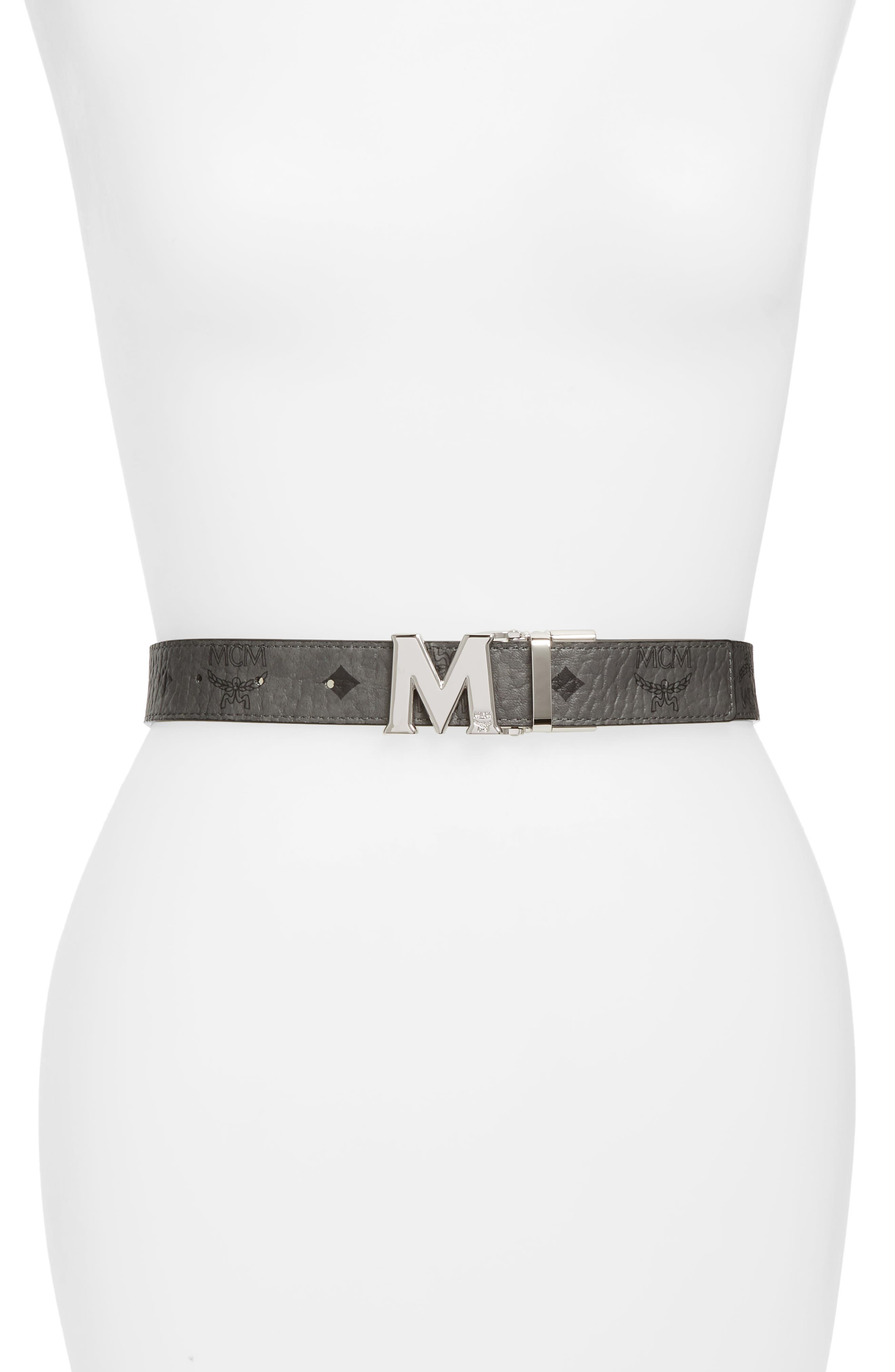 ladies gray belt