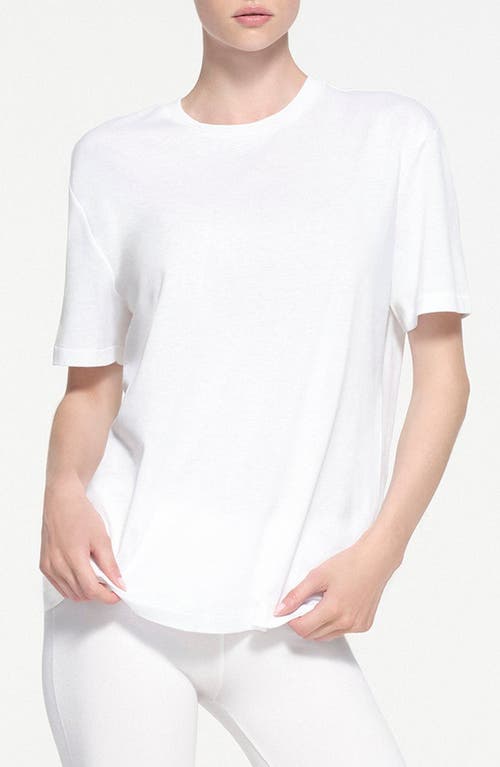 Skims Oversize T-shirt In Snow