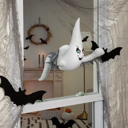 Northlight 12" Ghoulish Ghost 3-d Halloween Window Decoration In White