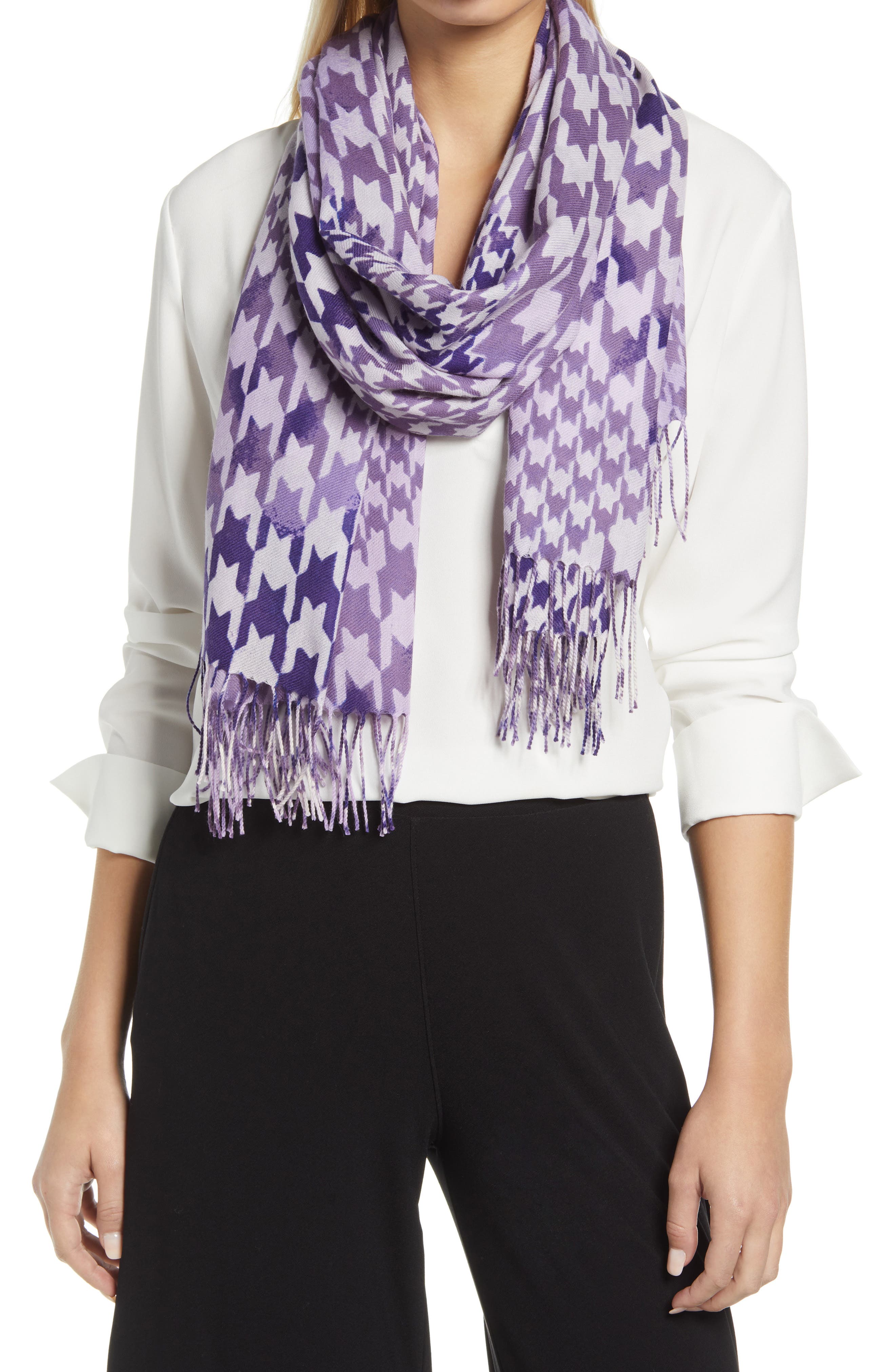 purple cashmere wrap