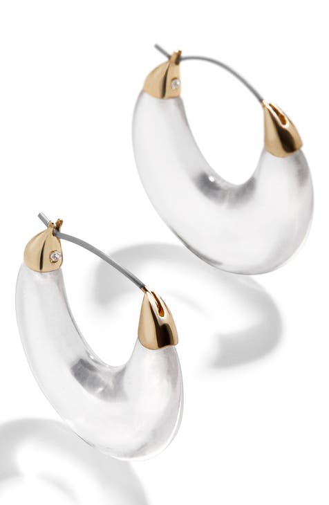 Hoop Earrings - Tia Medium Gold