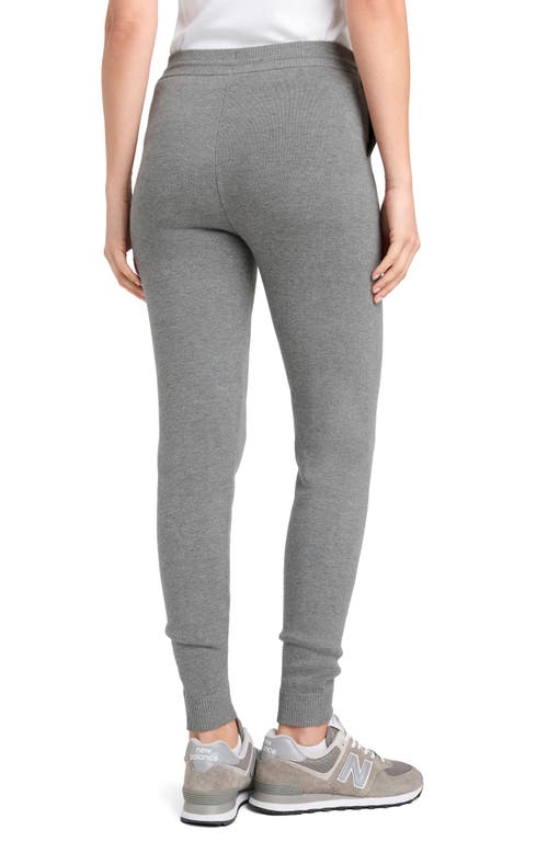 Shop Splendid Kayla Tie Waist Joggers In Heather Fog