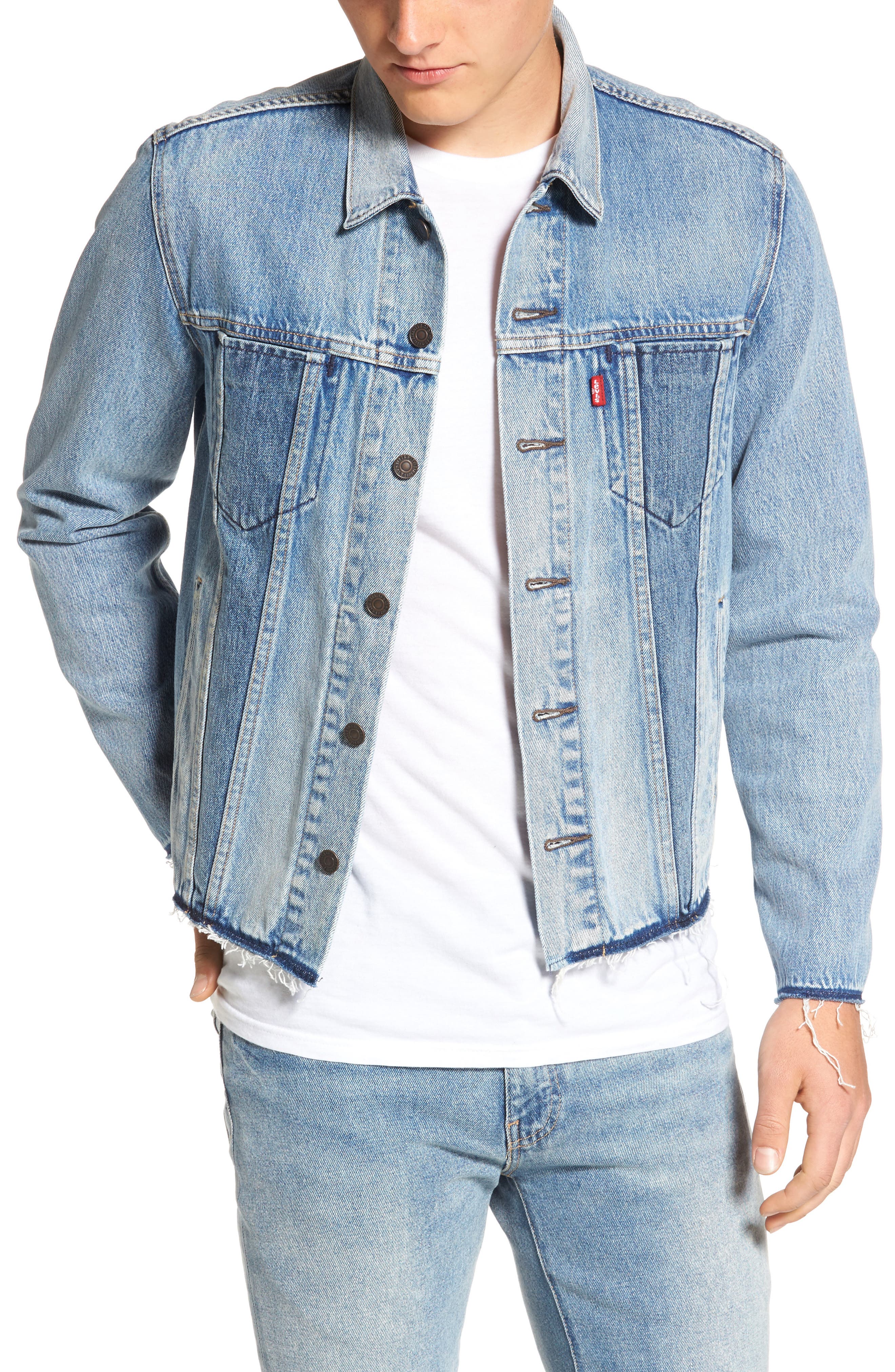 levi's distressed jean jacket