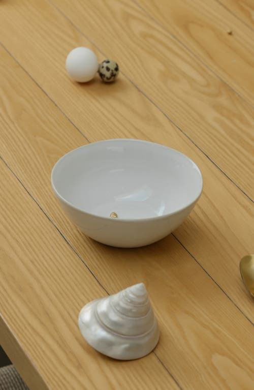Fable The Dessert Set Of 4 Bowls In Pearl White