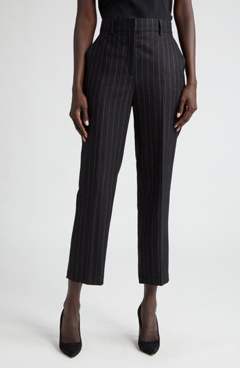 Cream 2025 pinstripe trousers