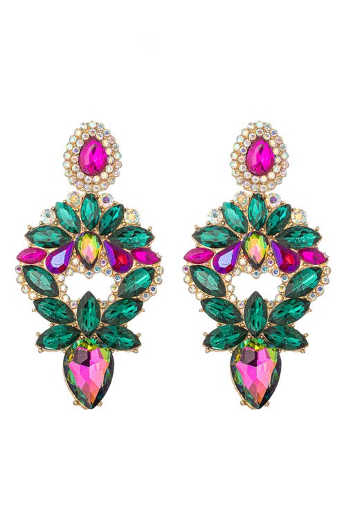 Eye Candy Los Angeles Daytona Statement Drop Earrings In Gold