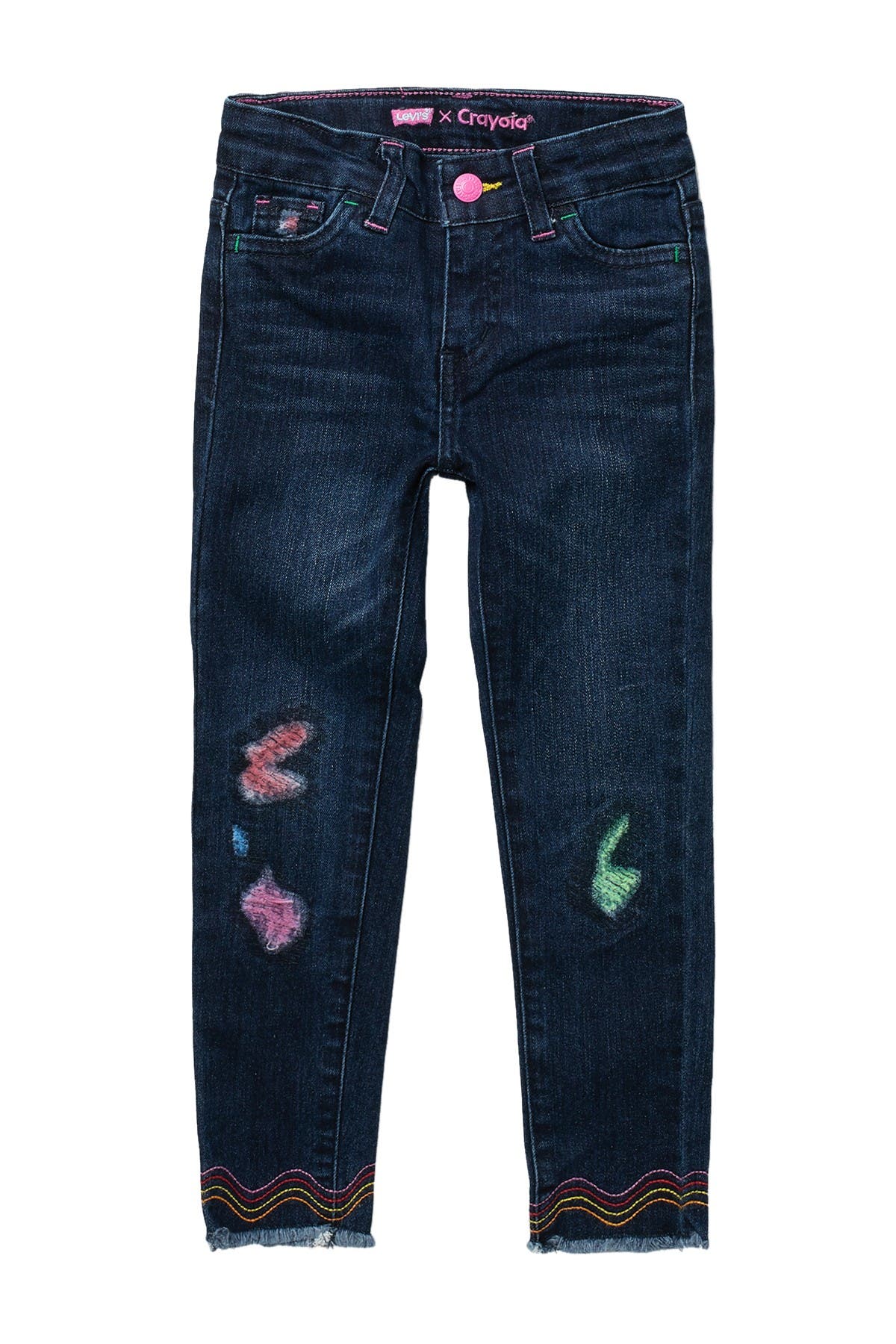 super frayed hem jeans