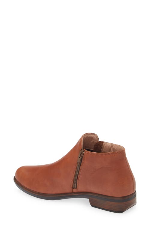 Shop Naot 'helm' Bootie In Brown Peanut Leather