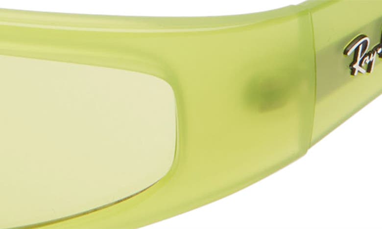 Shop Ray Ban Ray-ban Izaz 59mm Wraparound Sunglasses In Green