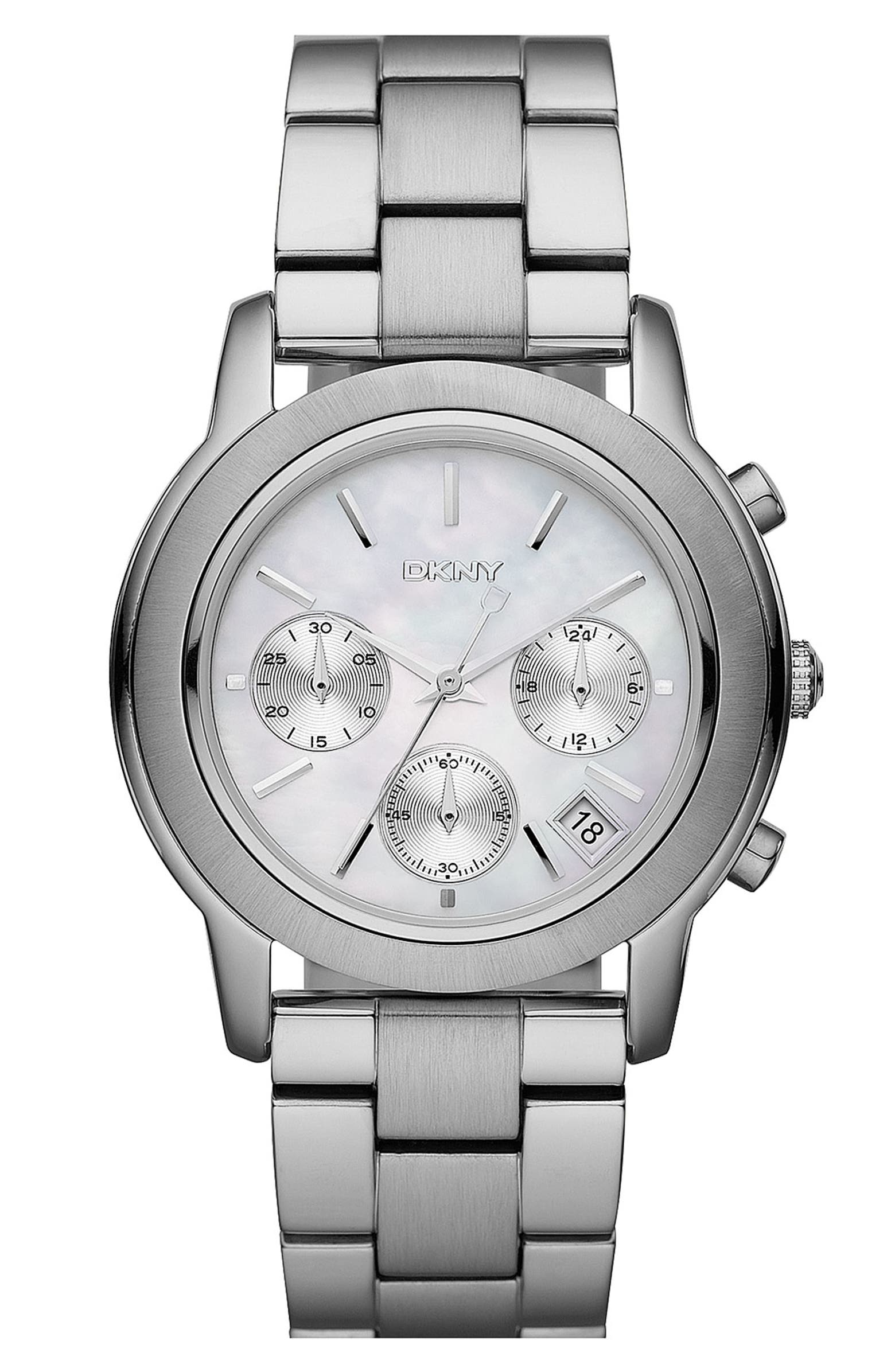 DKNY Medium Round Chronograph Bracelet Watch | Nordstrom