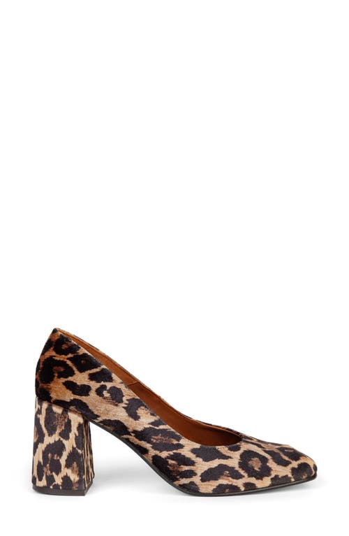 Penelope Chilvers Gamine Leopard Pattern Pump In Brown