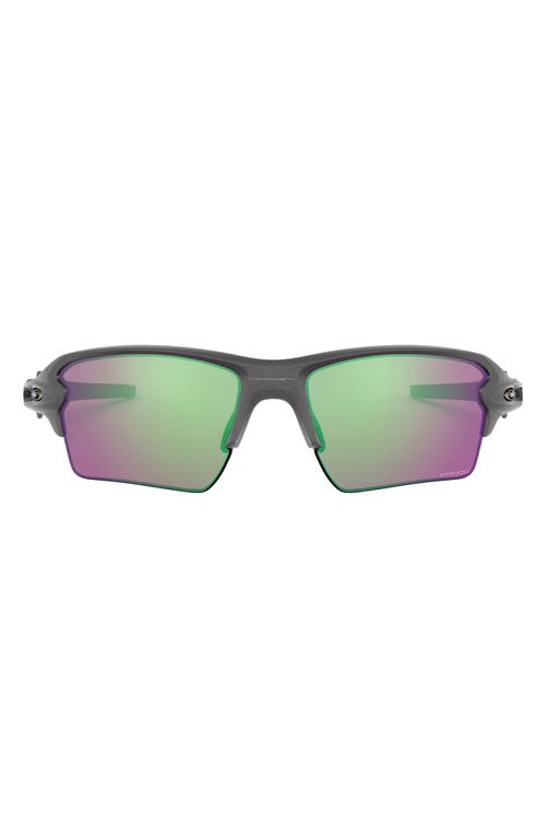 Oakley Mens Silver Oo9188-f359 Flak&trade; 2.0 Xl O Matter&trade; Rectangular-framed Sunglasses In Steel/prizm Road Jade