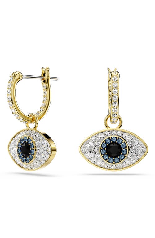 Shop Swarovski Symbolica Hoop Earrings In Multicolored