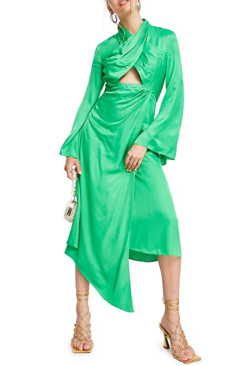 Satin Long Sleeve Dresses for Women | Nordstrom Rack