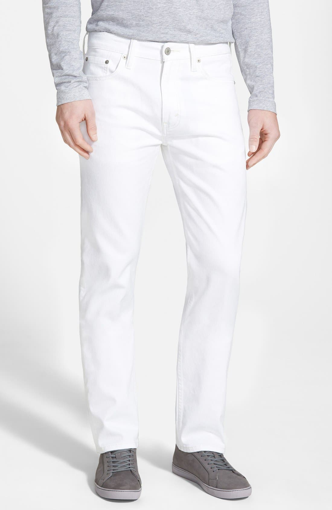 levi's 513 white jeans