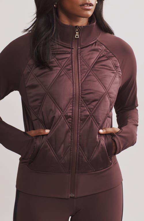 Rhone Alpine Insulated Active Jacket in Brown Berry 