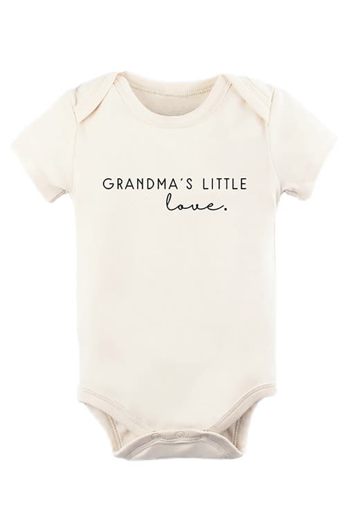 Tenth & Pine Grandma's Little Love Organic Cotton Bodysuit Natural at Nordstrom,