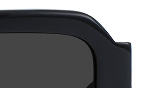 Raen Mystiq 52mm Polarized Square Sunglasses In Recycled Black/smoke Polar