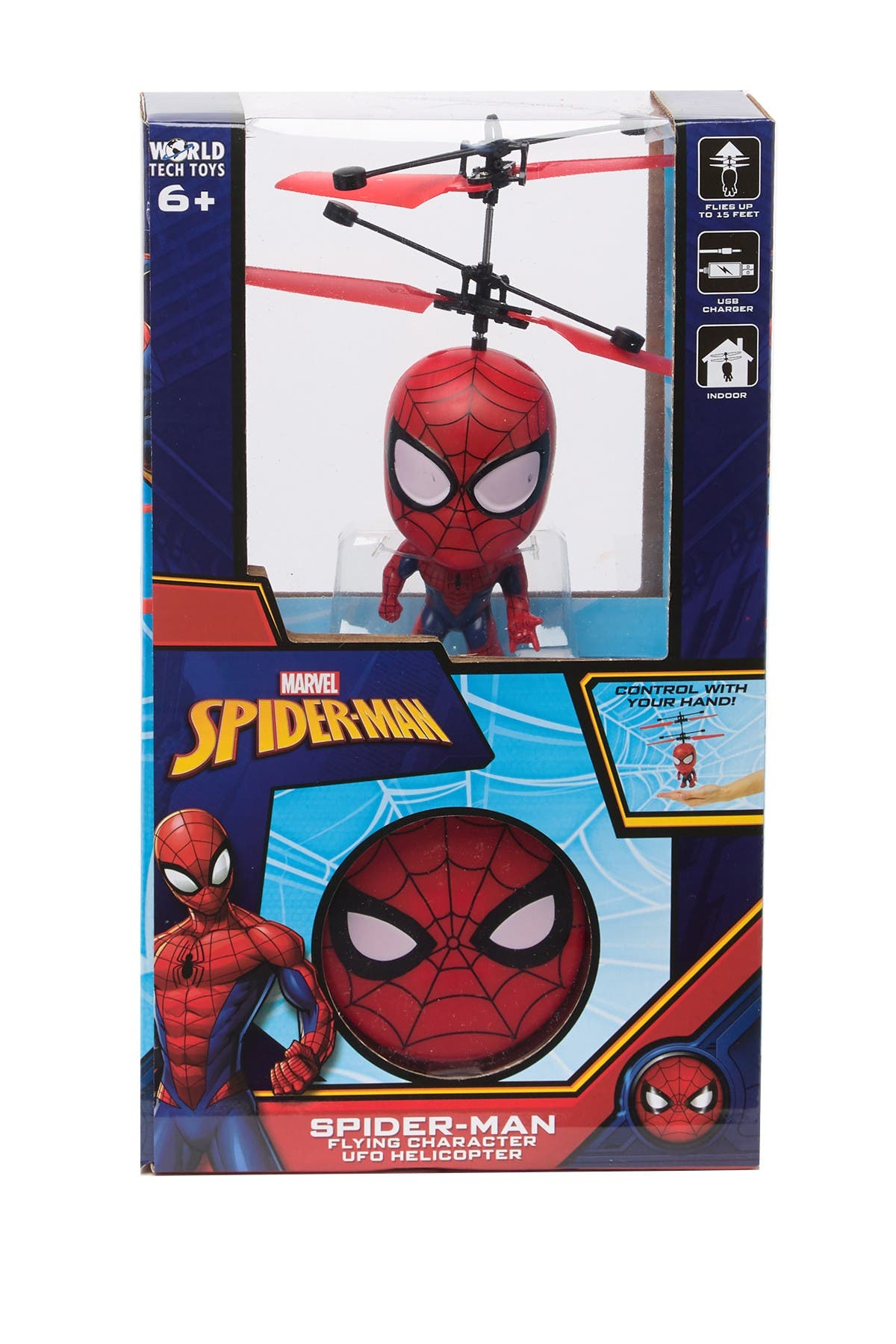 world tech toys spiderman helicopter