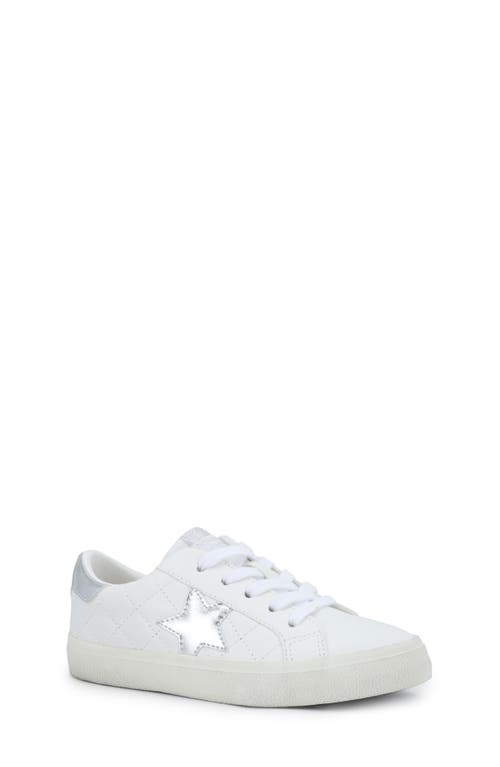 Shop Vintage Havana Kids' Vail Sneaker In White Quilted