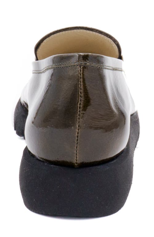 Shop Amalfi By Rangoni Egesto Platform Bit Loafer In Bosco Naplak