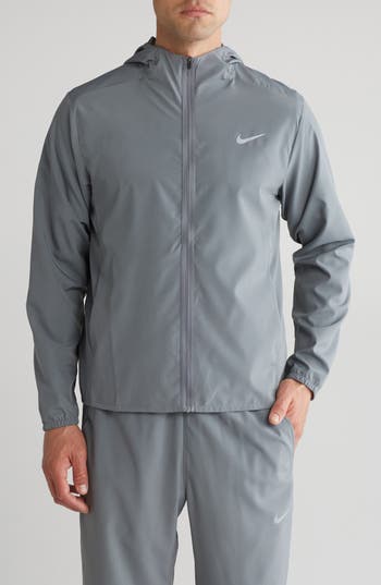 Nike Form Dri-fit Hooded Versatile Jacket In Gray