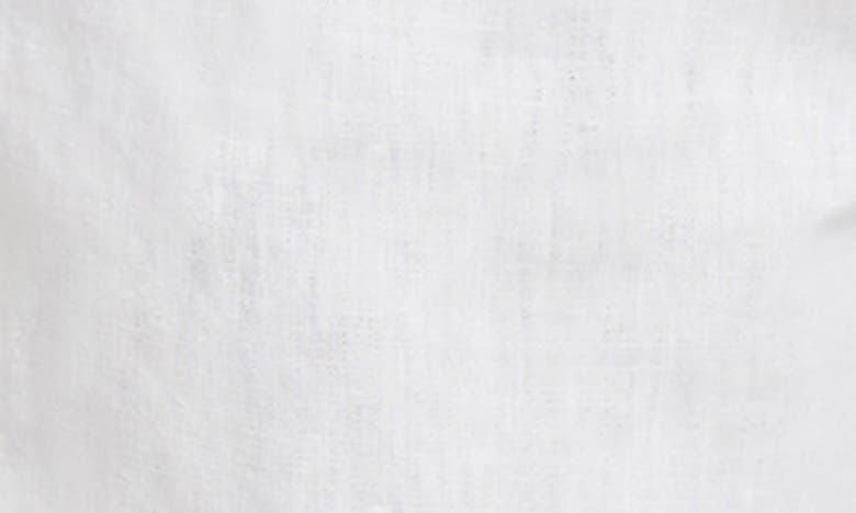 Shop Johnny Bigg Resort Linen Drawstring Shorts In White