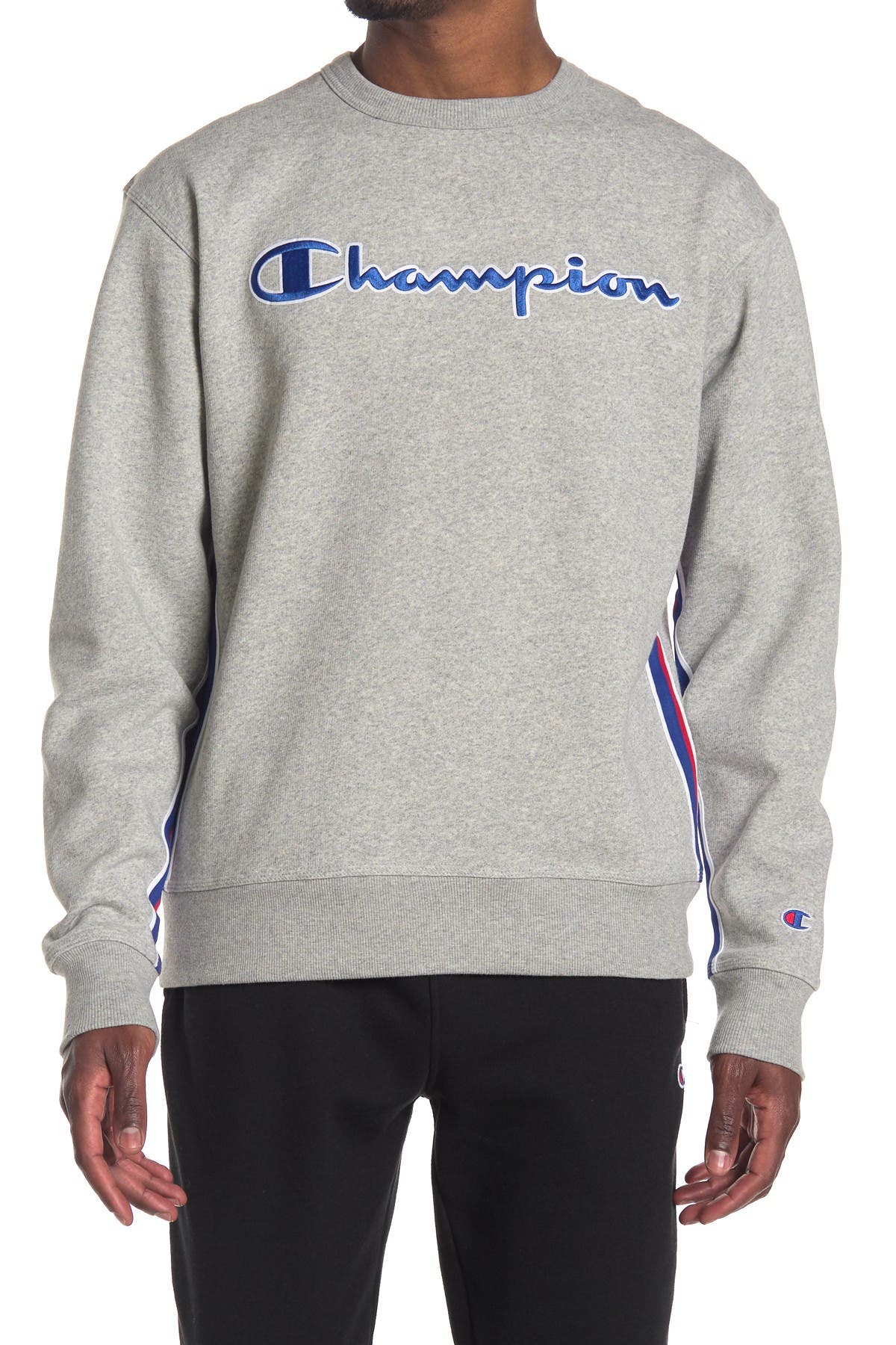champion graphic logo hoodie pullover