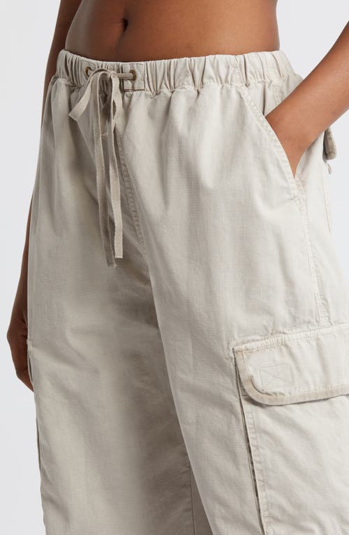 Shop Bp. Parachute Cotton Cargo Pants In Beige Pumice