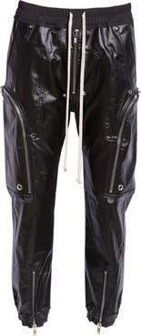Rick Owens Lido Bauhaus Coated Stretch Denim Cargo Pants | Nordstrom