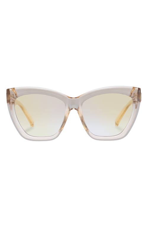 Le Specs Vamos 57mm Cat Eye Sunglasses in Champagne at Nordstrom
