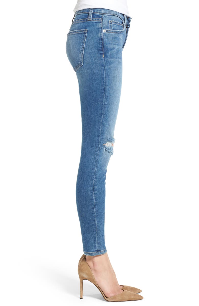 Current/Elliott The Stiletto Ripped Skinny Jeans, Alternate, color, 2 Year Destroy