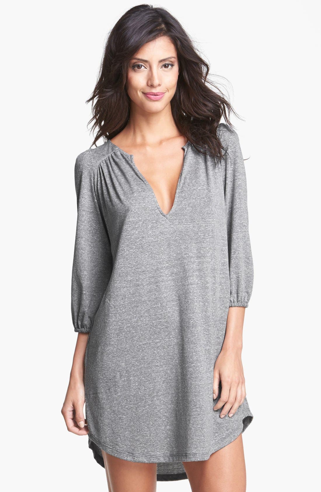 Eberjey 'Heather' Tunic Sleep Shirt Nordstrom