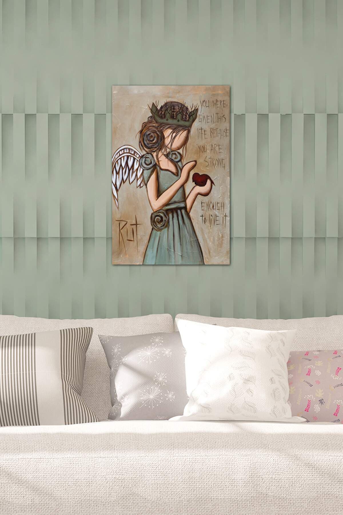 iCanvas Strong Enough by Rut Art Creations Wall Art Nordstrom Rack