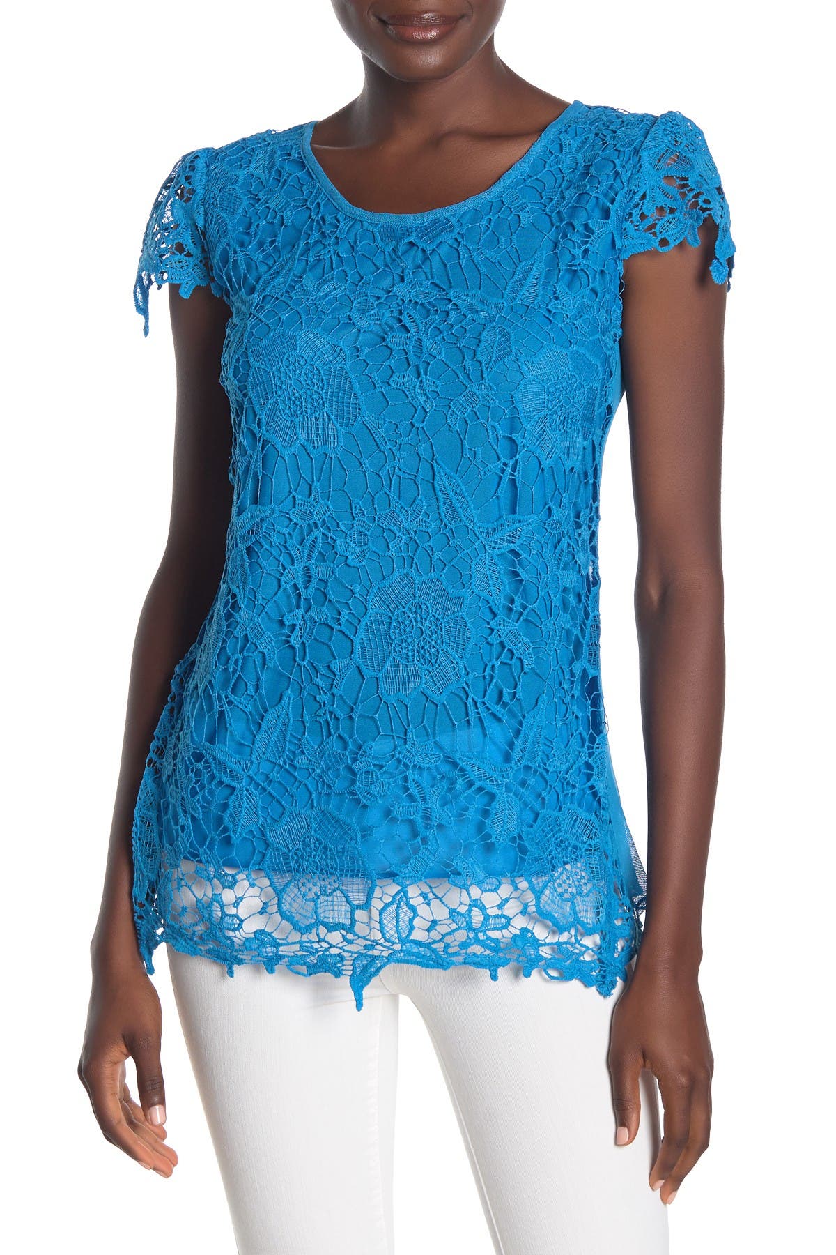 crochet short sleeve top