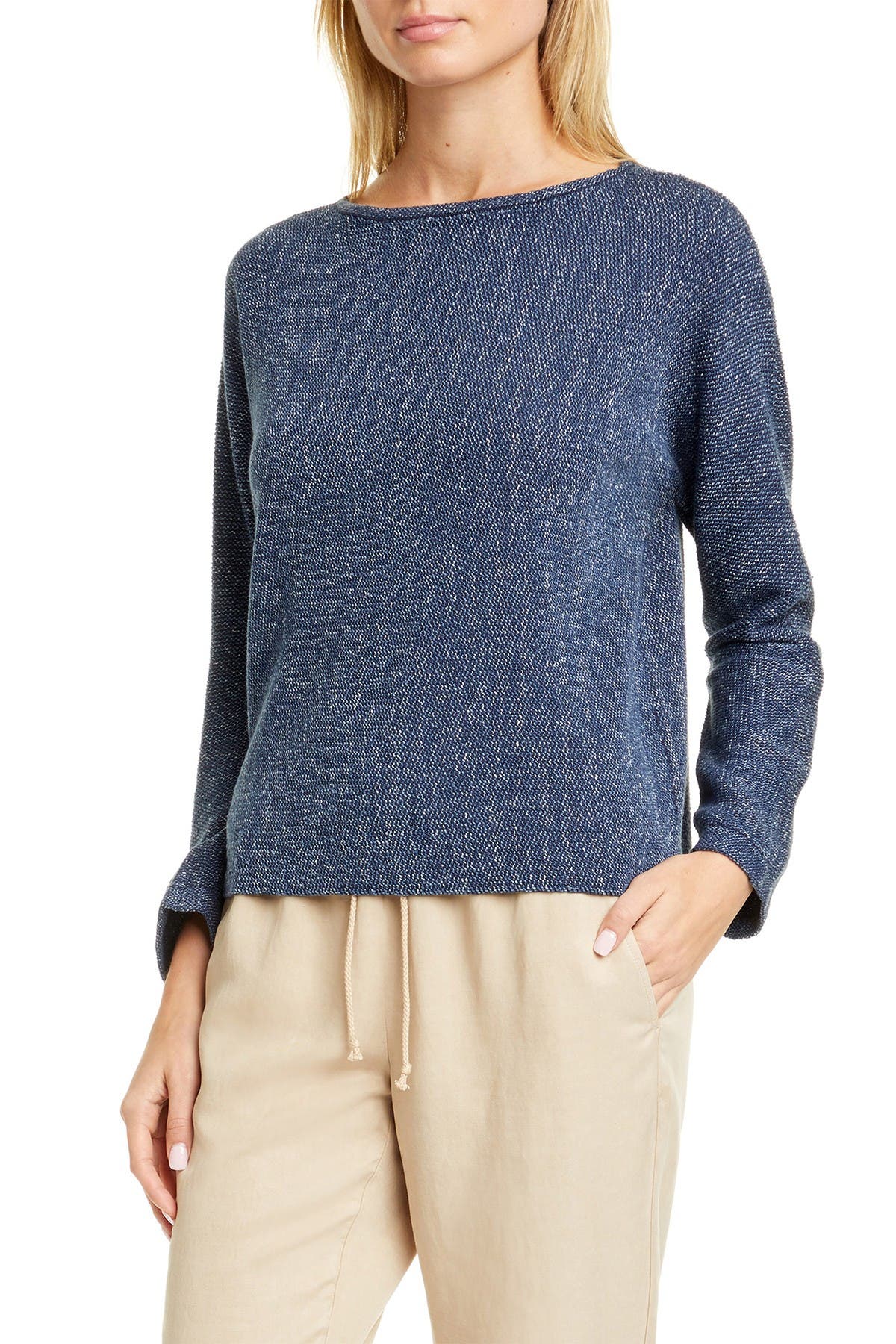 eileen fisher bateau neck top