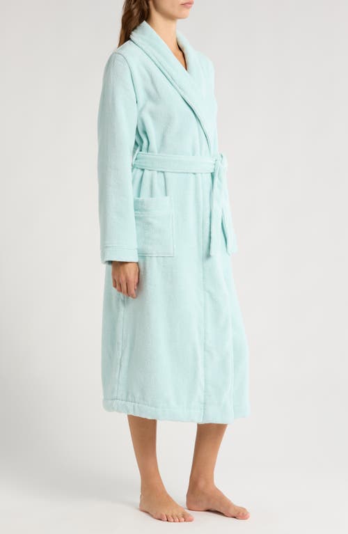 Shop Nordstrom Hydro Cotton Terry Robe In Blue Starlight