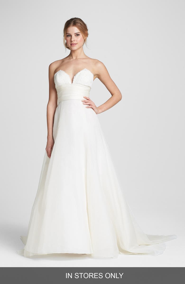 nouvelle AMSALE Lace & Silk Organza Ball Gown | Nordstrom