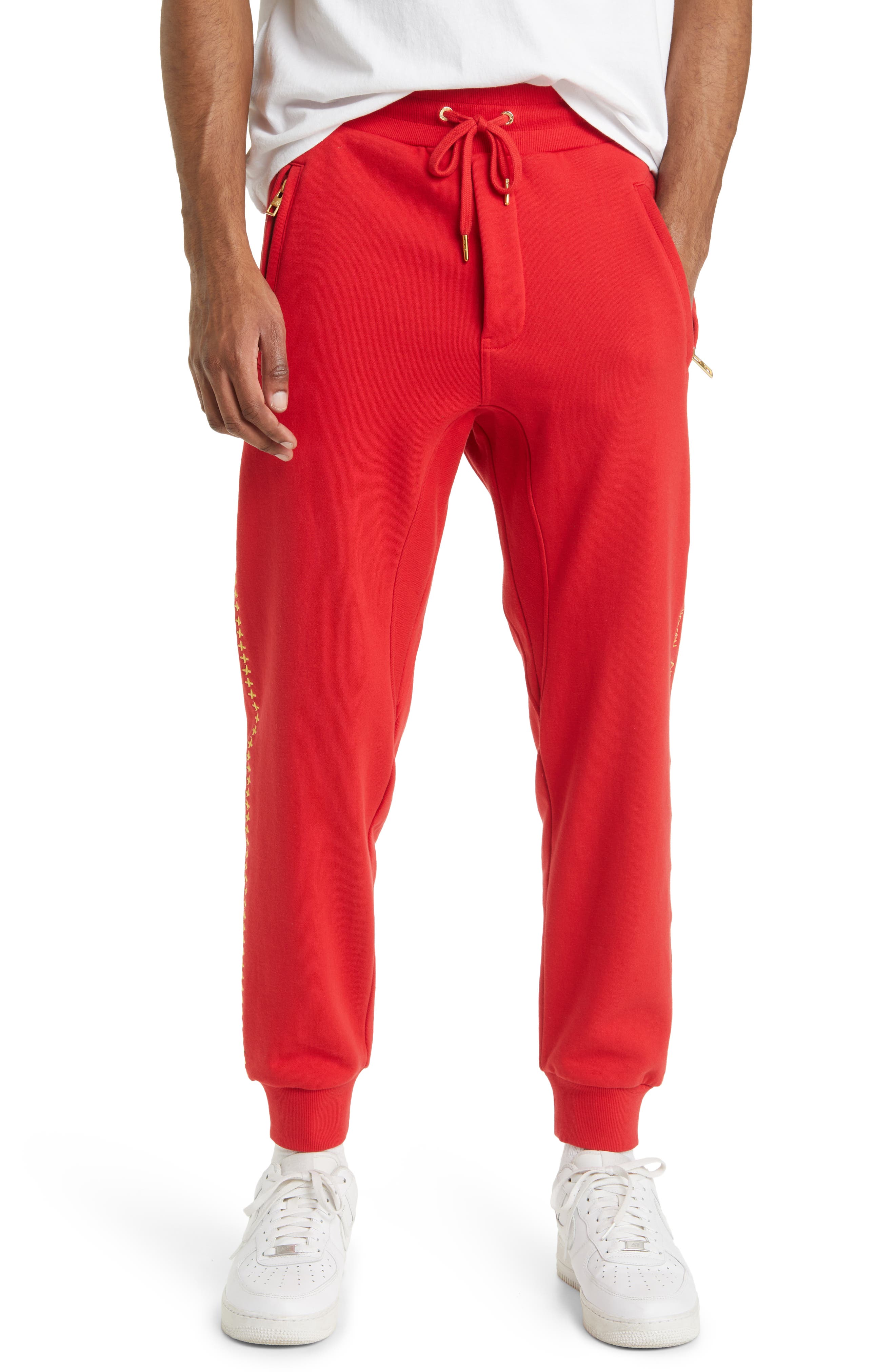 red sweatpants near me